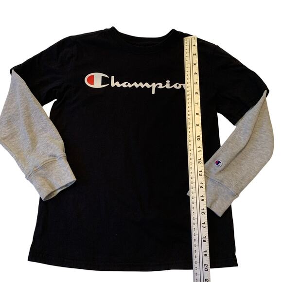 Bundle of 5 Boys Long Sleeve Shirts Youth Size Small Medium 8 Black Gray Sporty - Picture 14 of 16